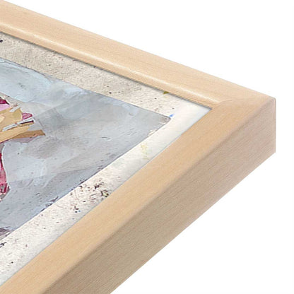 [Color:Raw Maple], Picture of art in a Raw Maple frame at an angle