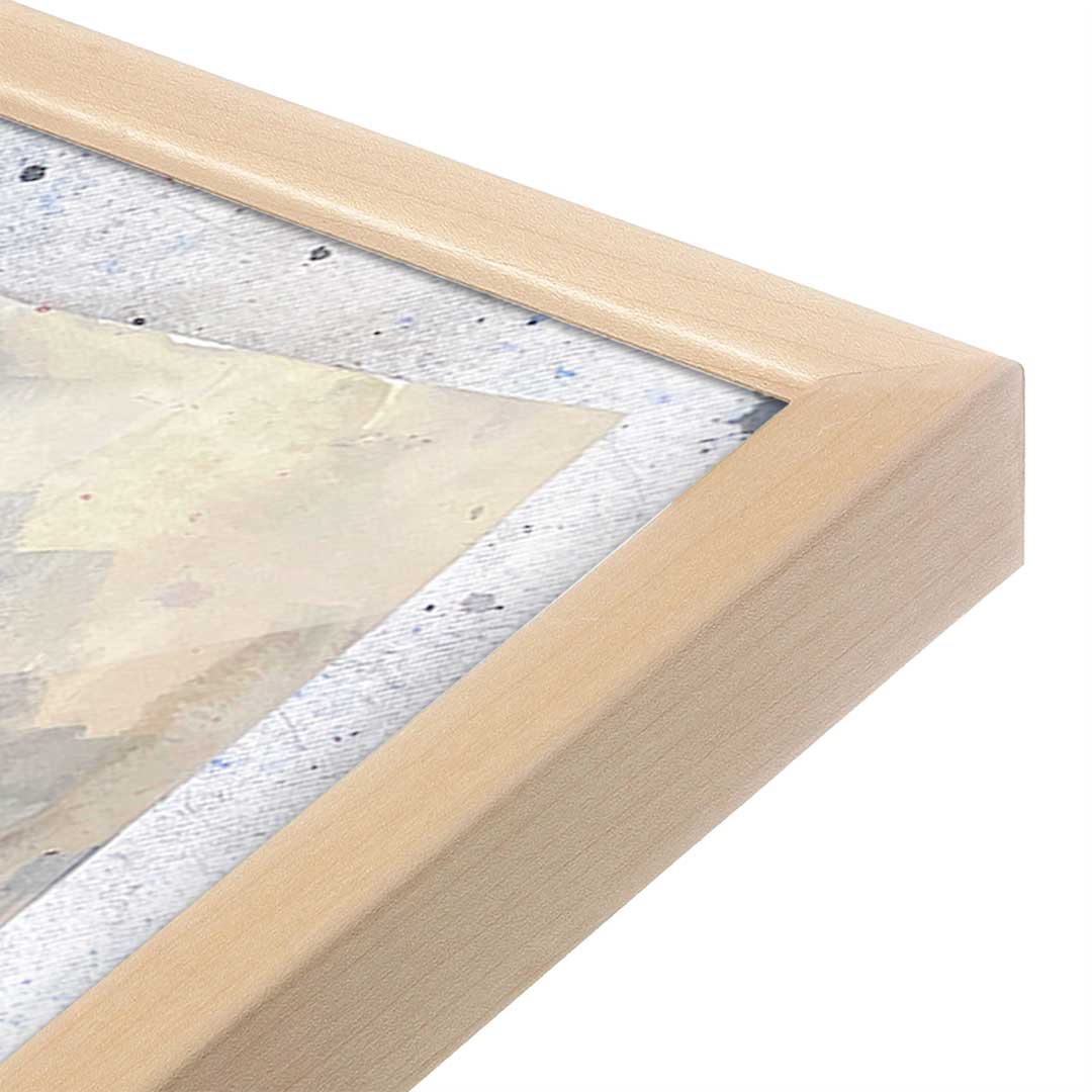 [Color:Raw Maple], Picture of art in a Raw Maple frame at an angle