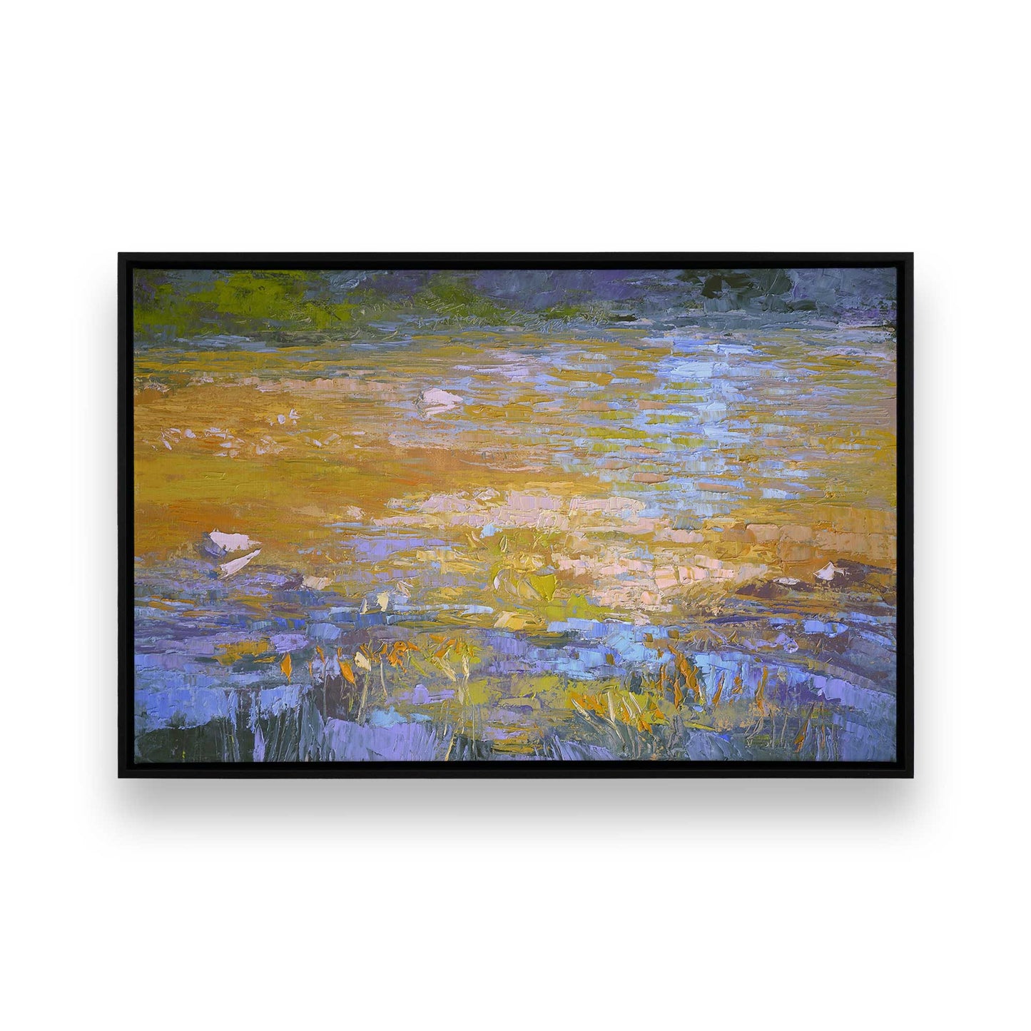 [Color:Satin Black], Picture of art in a Satin Black frame