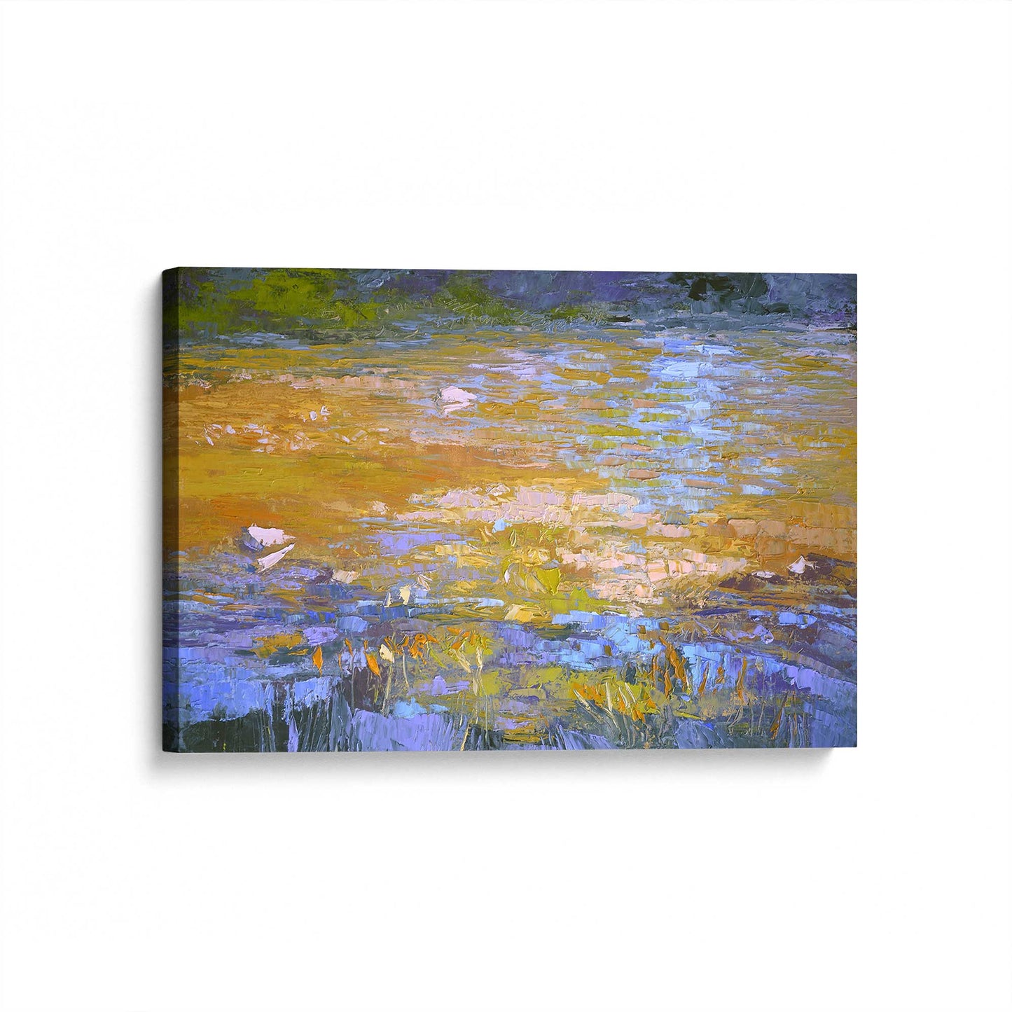 [Color:Stretched Canvas], Picture of art at an angle