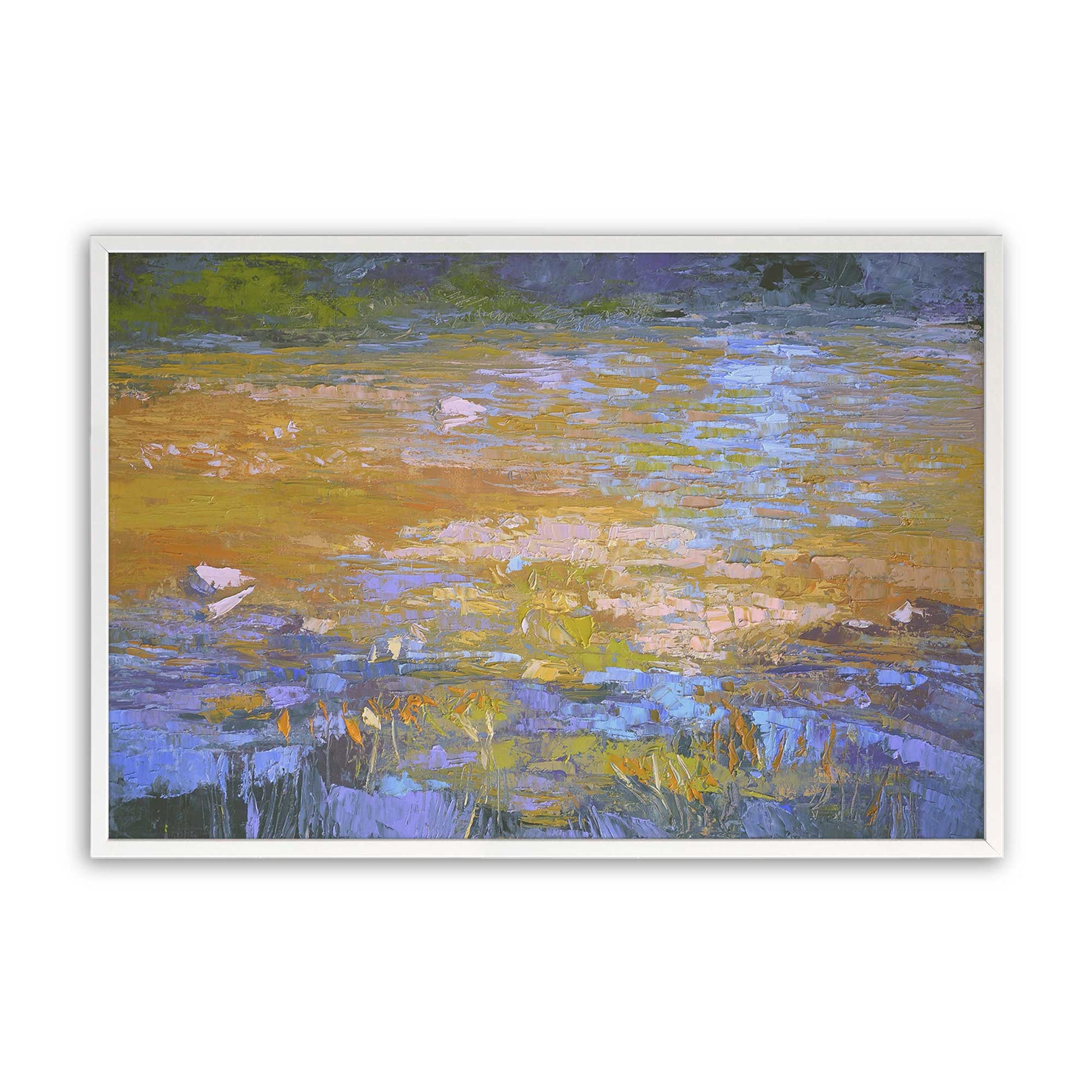 [Color:Opaque White], Picture of art in a Opaque White frame