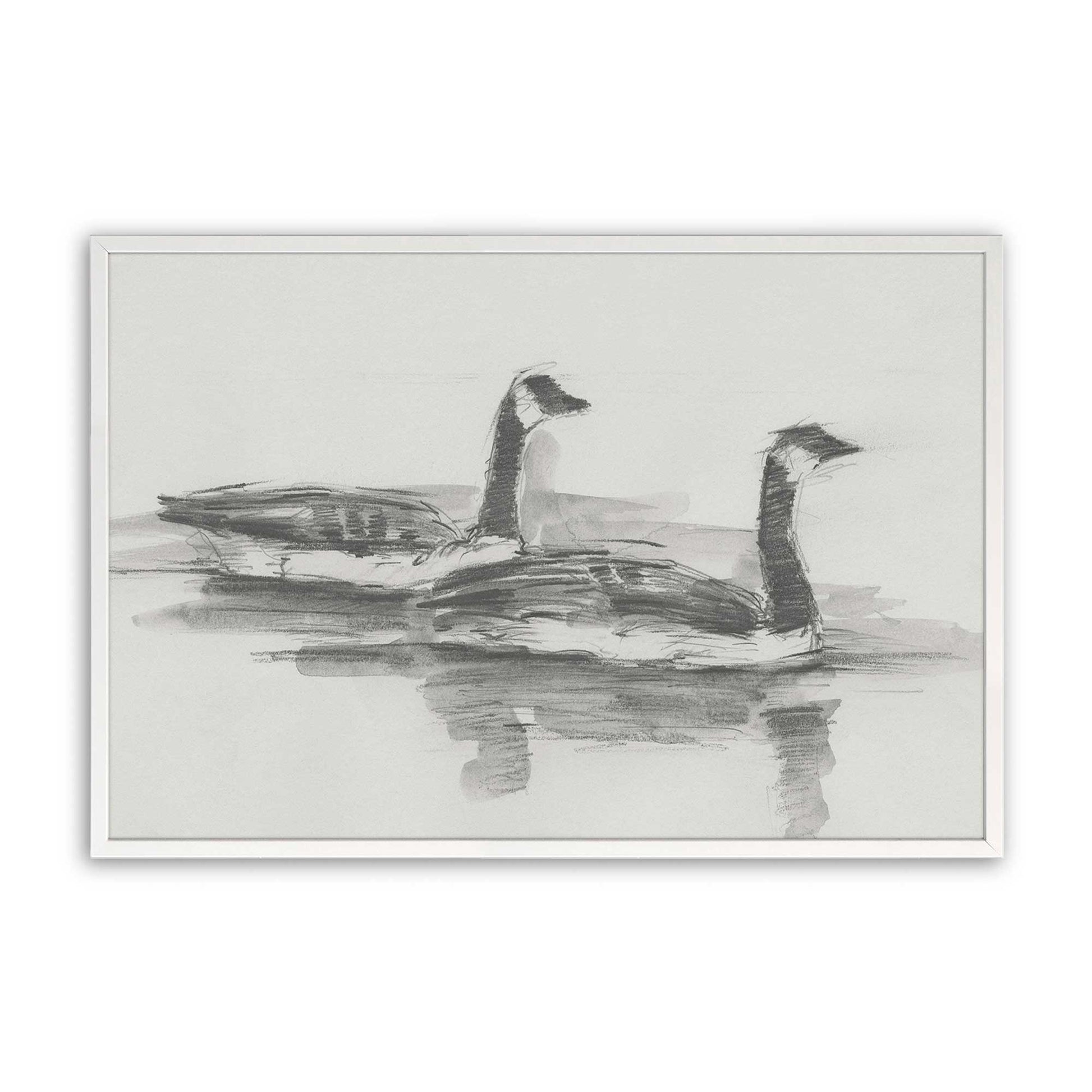 [Color:Opaque White], Picture of art in a Opaque White frame