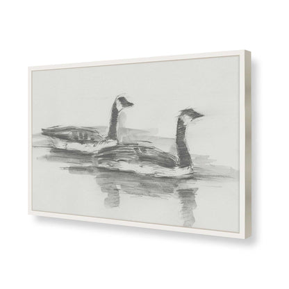 [Color:Opaque White], Picture of art in a Opaque White frame of the corner