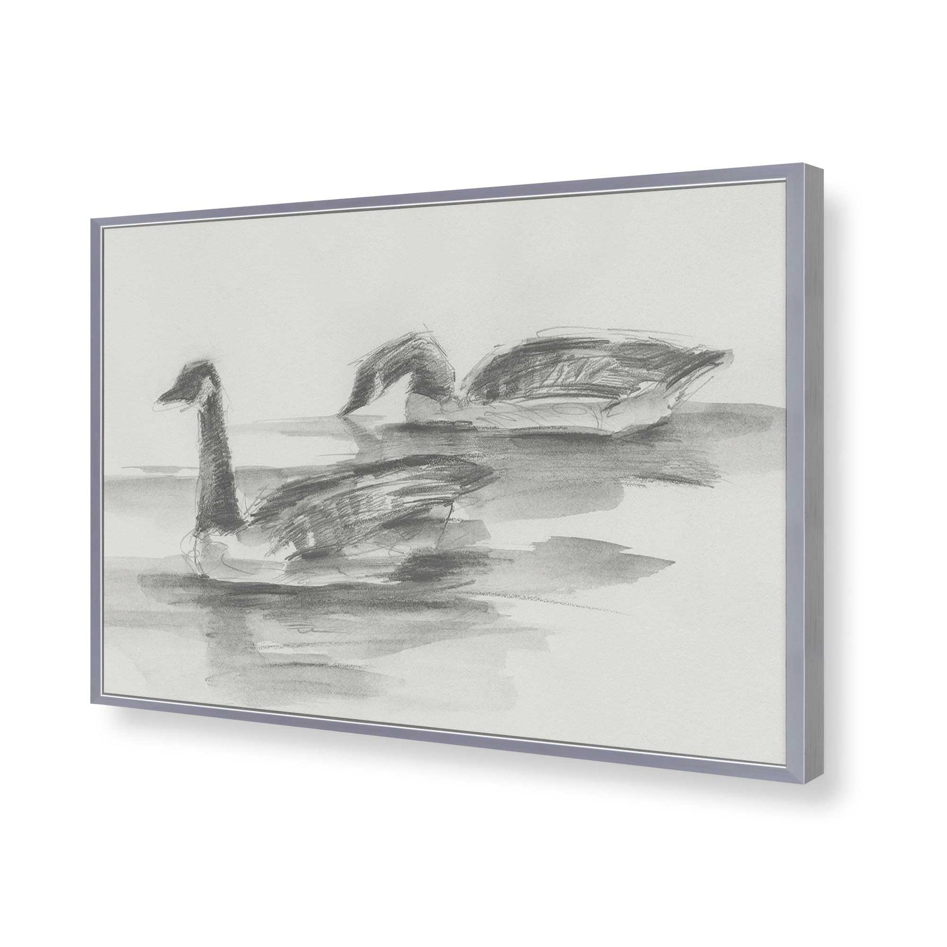 [Color:Polished Chrome], Picture of art in a Polished Chrome frame of the corner