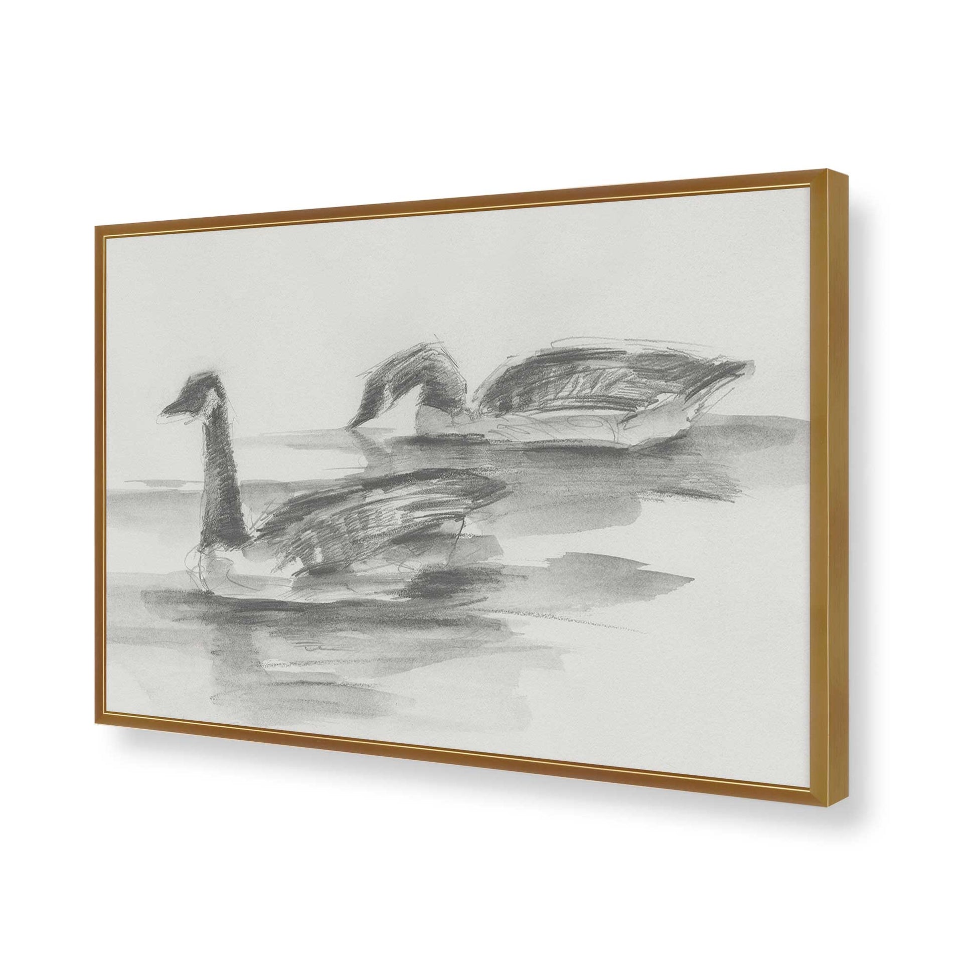 [Color:Polished Gold], Picture of art in a Polished Gold frame of the corner