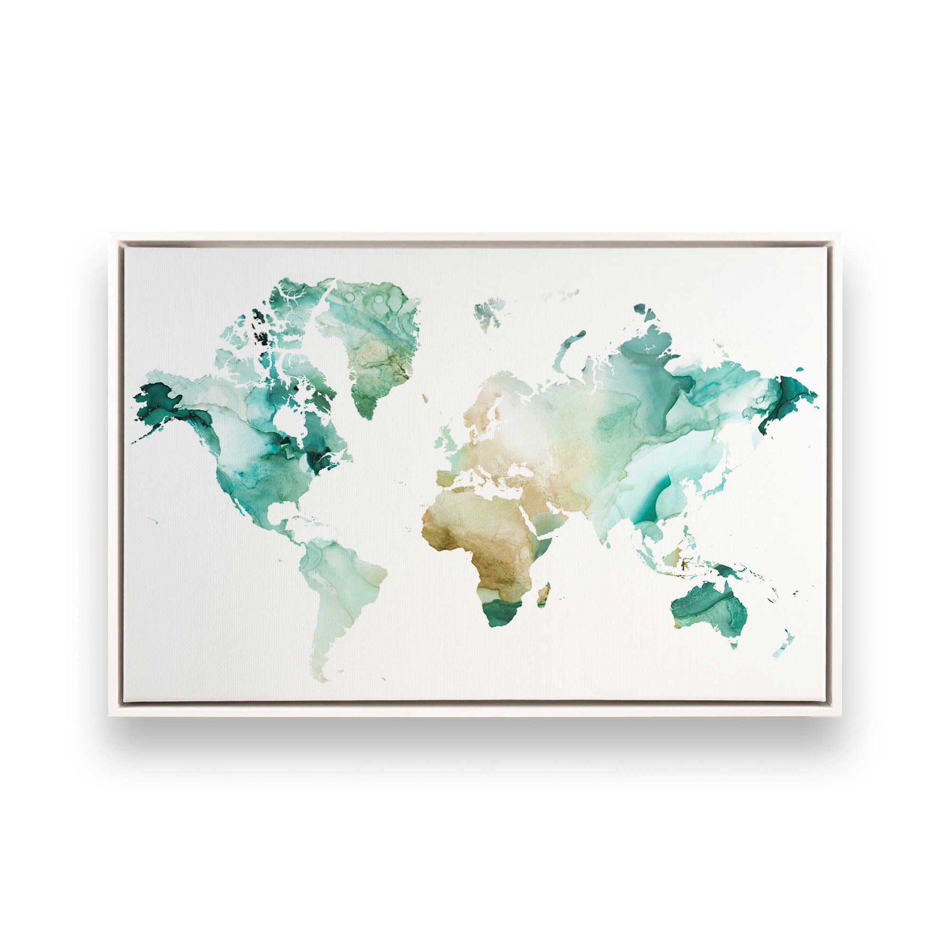 [Color:Opaque White], Picture of art in a White frame