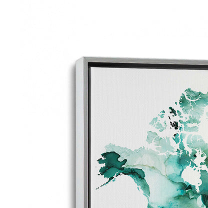 [Color:Polished Chrome], Picture of art in a Polished Chrome frame at an angle