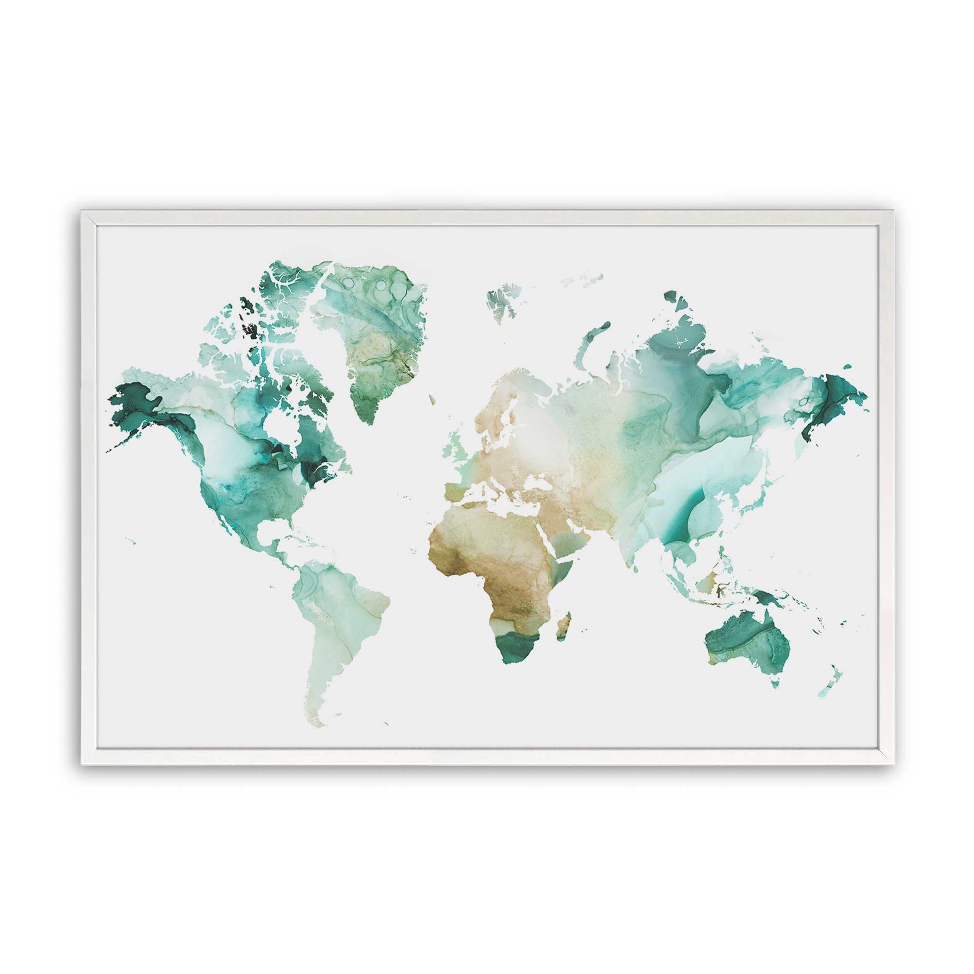 [Color:Opaque White], Picture of art in a Opaque White frame