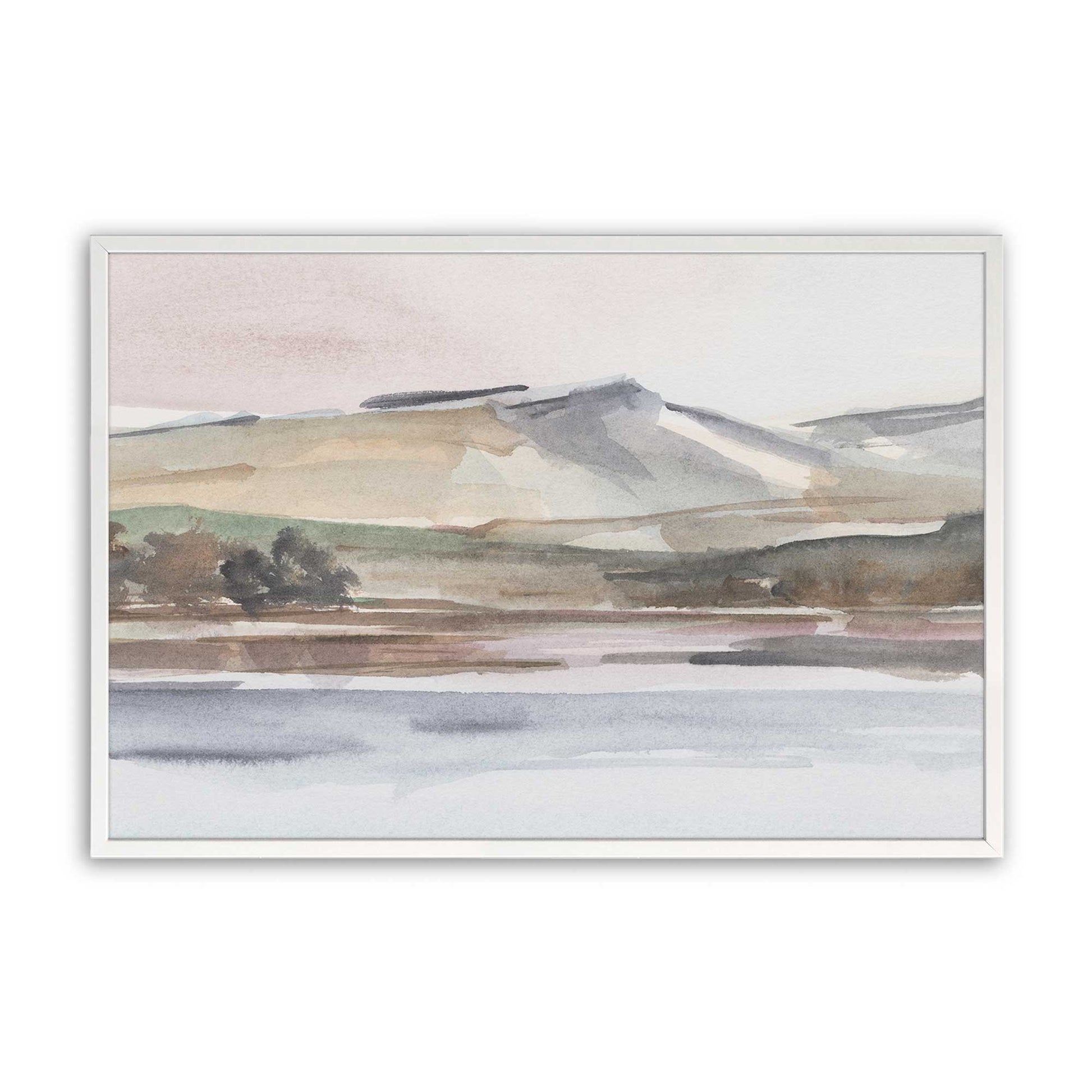 [Color:Opaque White], Picture of art in a Opaque White frame
