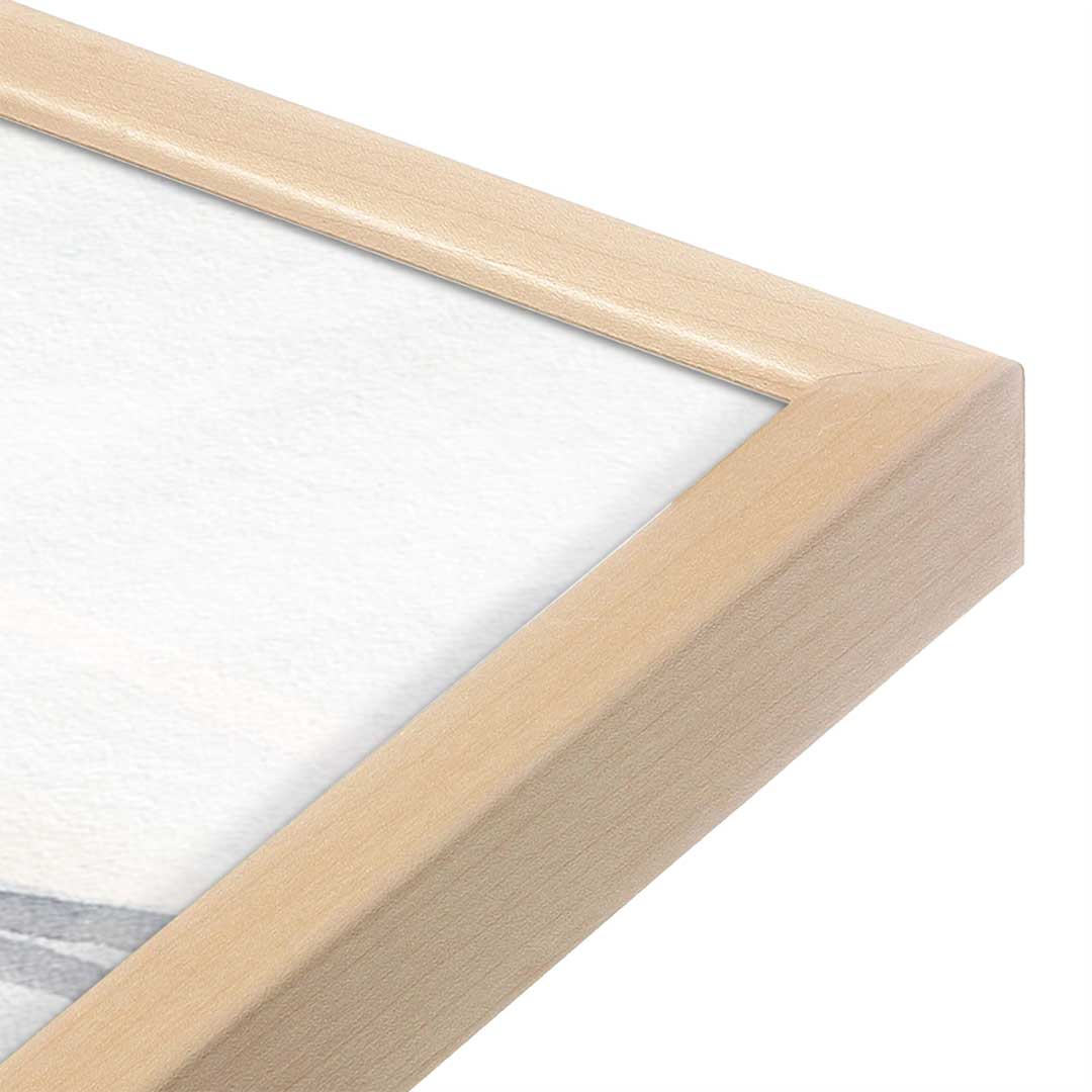 [Color:Raw Maple], Picture of art in a Raw Maple frame at an angle