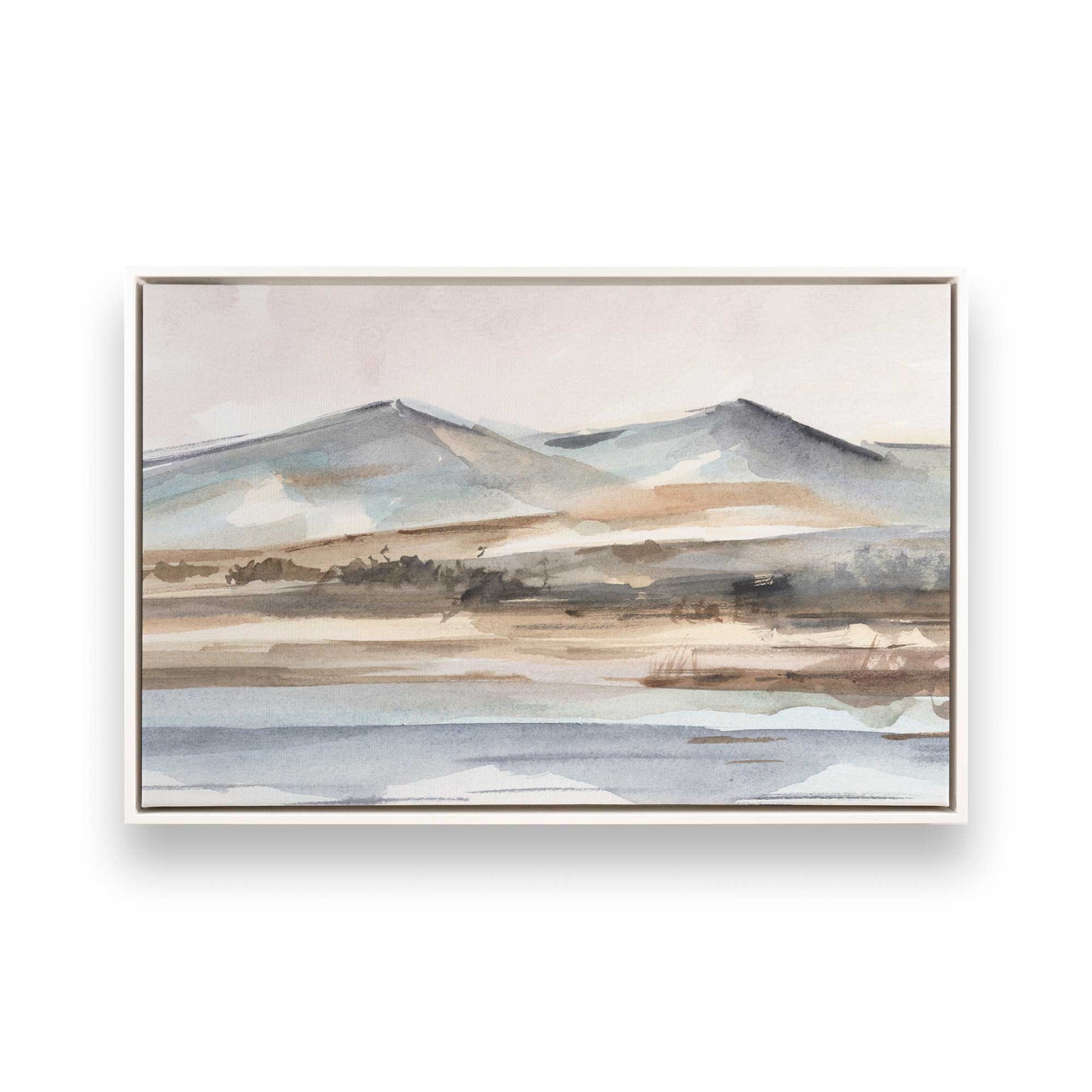 [Color:Opaque White], Picture of art in a White frame