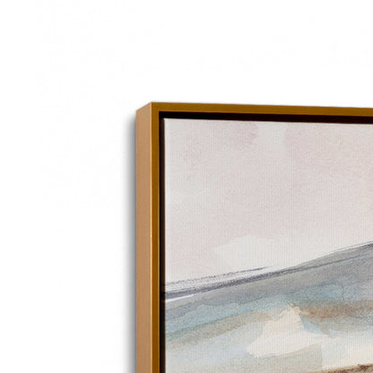 [Color:Polished Gold], Picture of art in a Polished Gold frame at an angle