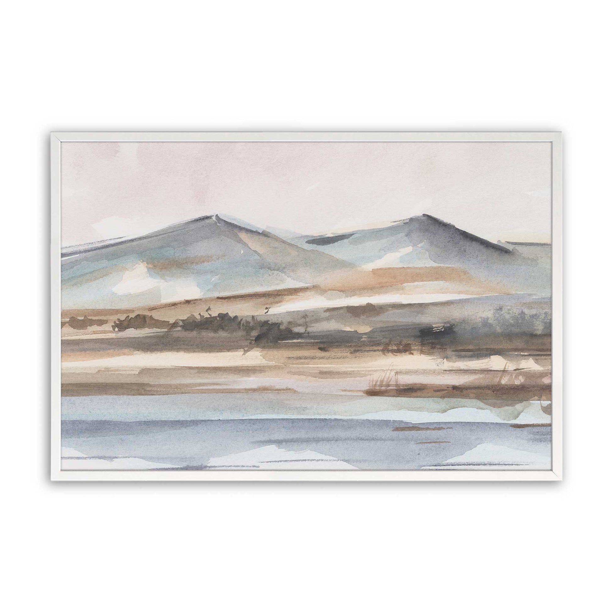[Color:Opaque White], Picture of art in a Opaque White frame