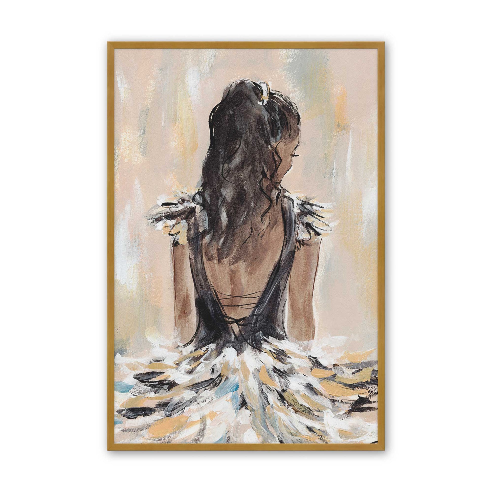 [Color:Polished Gold], Picture of art in a Polished Gold frame