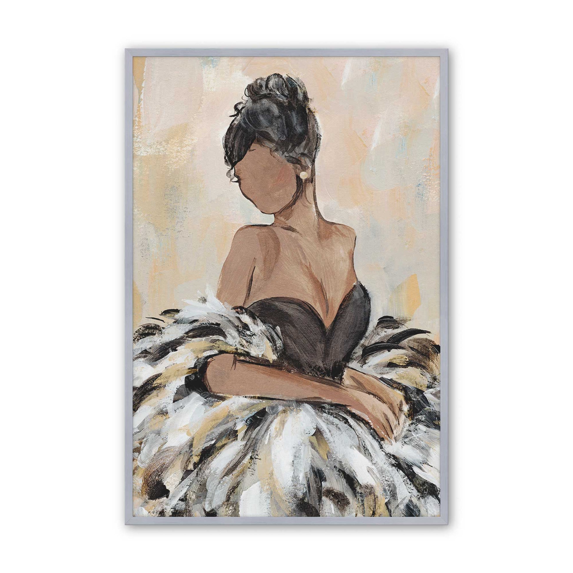 [Color:Polished Chrome], Picture of art in a Polished Chrome frame
