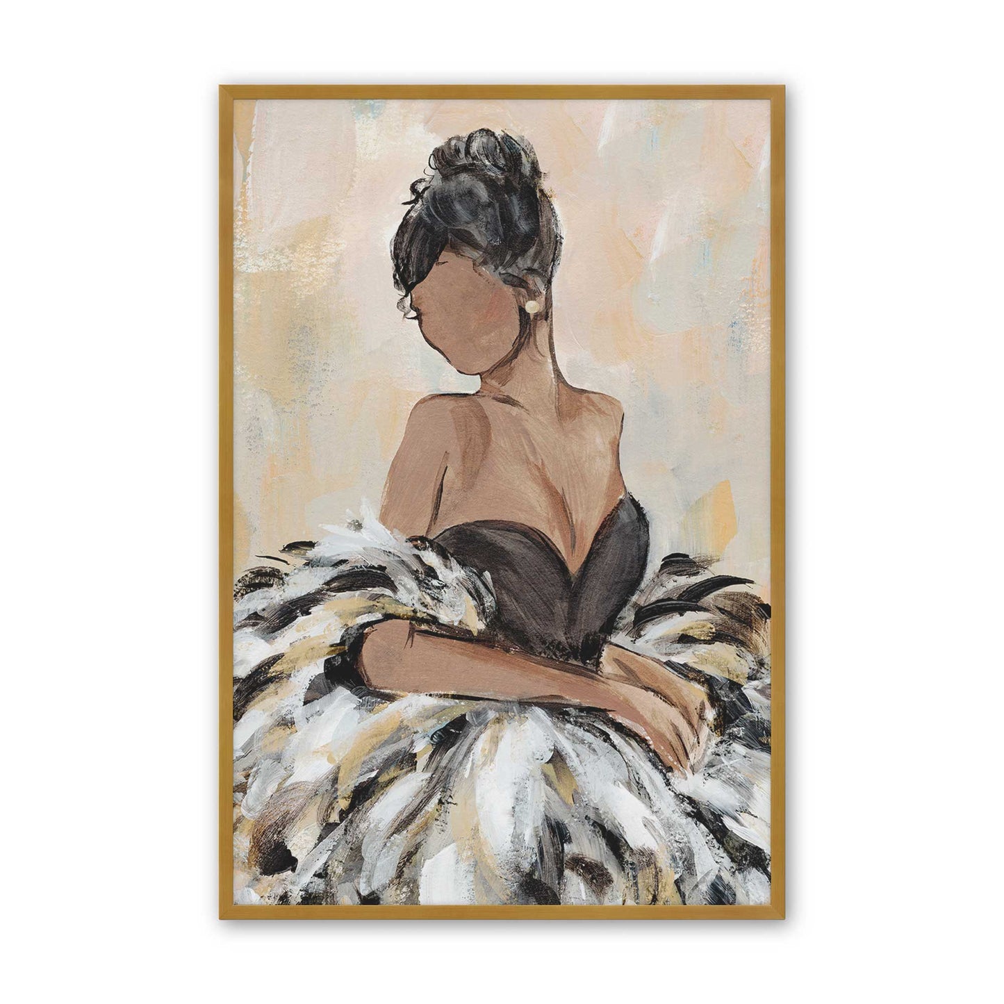 [Color:Polished Gold], Picture of art in a Polished Gold frame