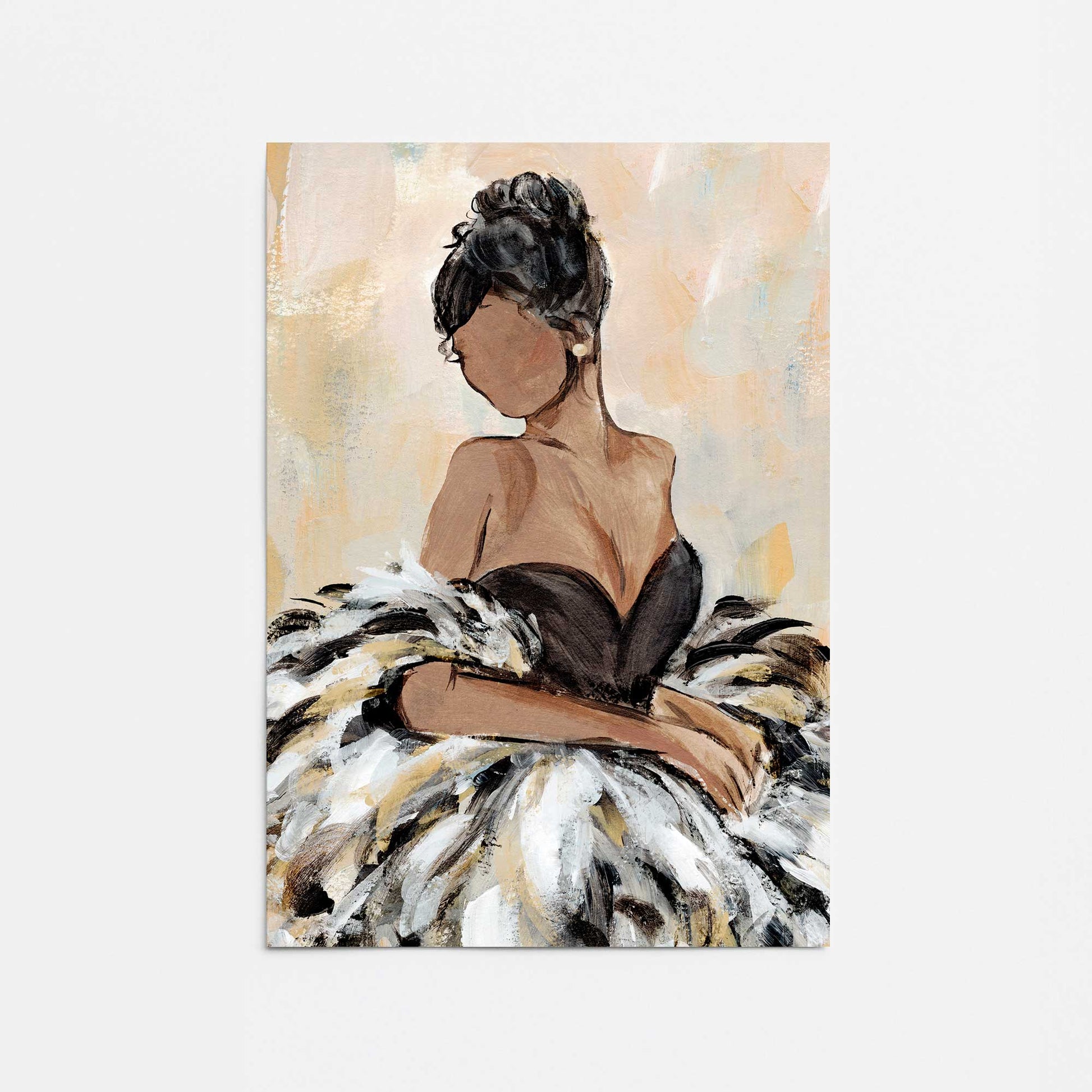 [Color:Rolled Print], Picture of close up of art