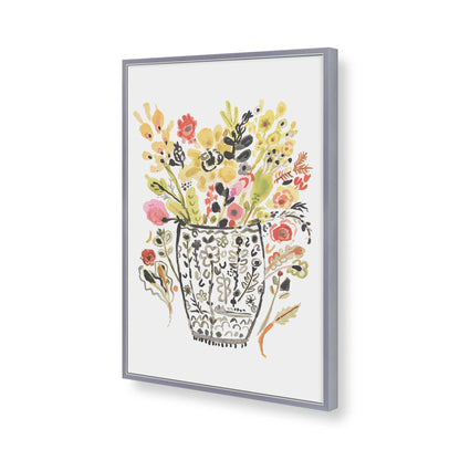 [Color:Polished Chrome], Picture of art in a Polished Chrome frame of the corner