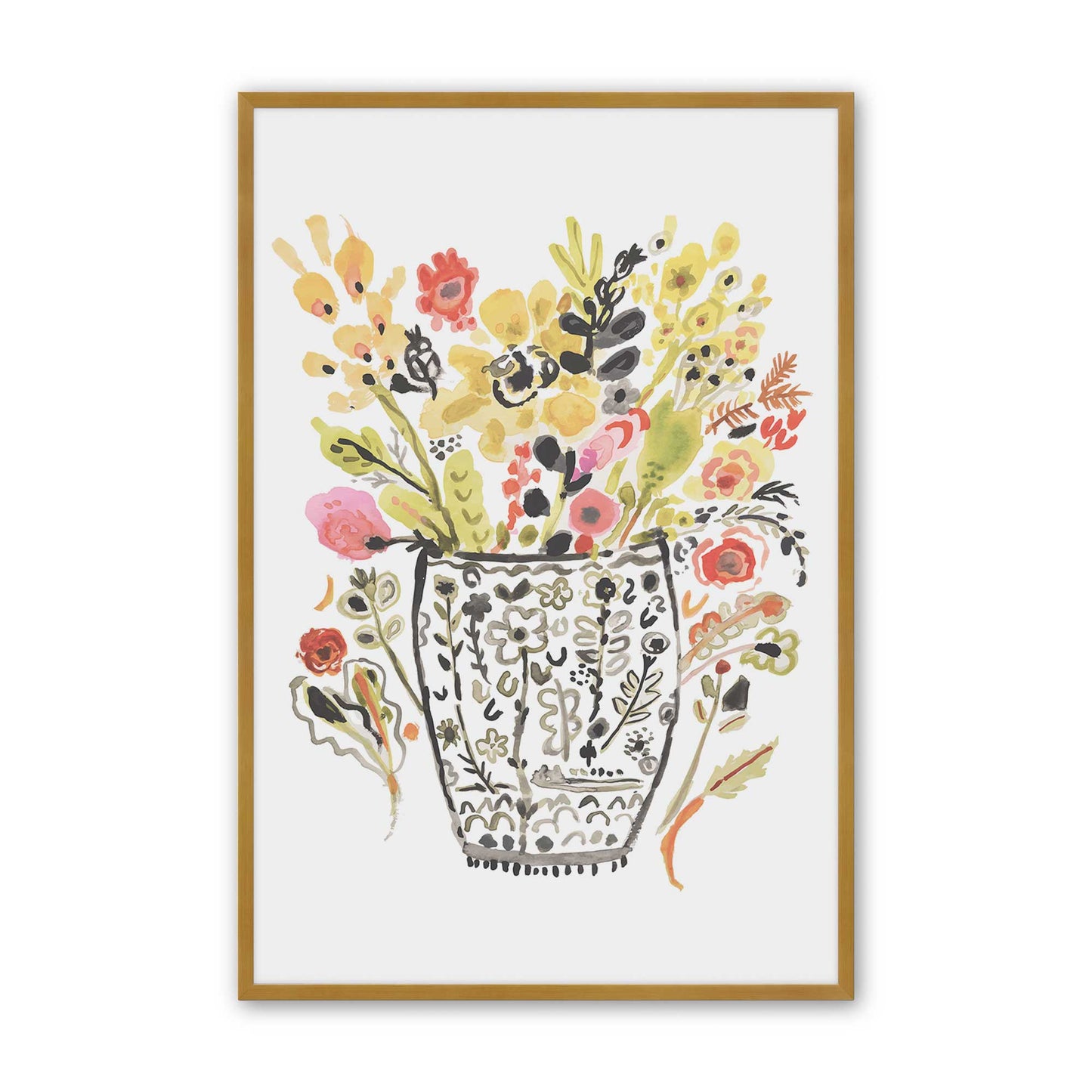 [Color:Polished Gold], Picture of art in a Polished Gold frame