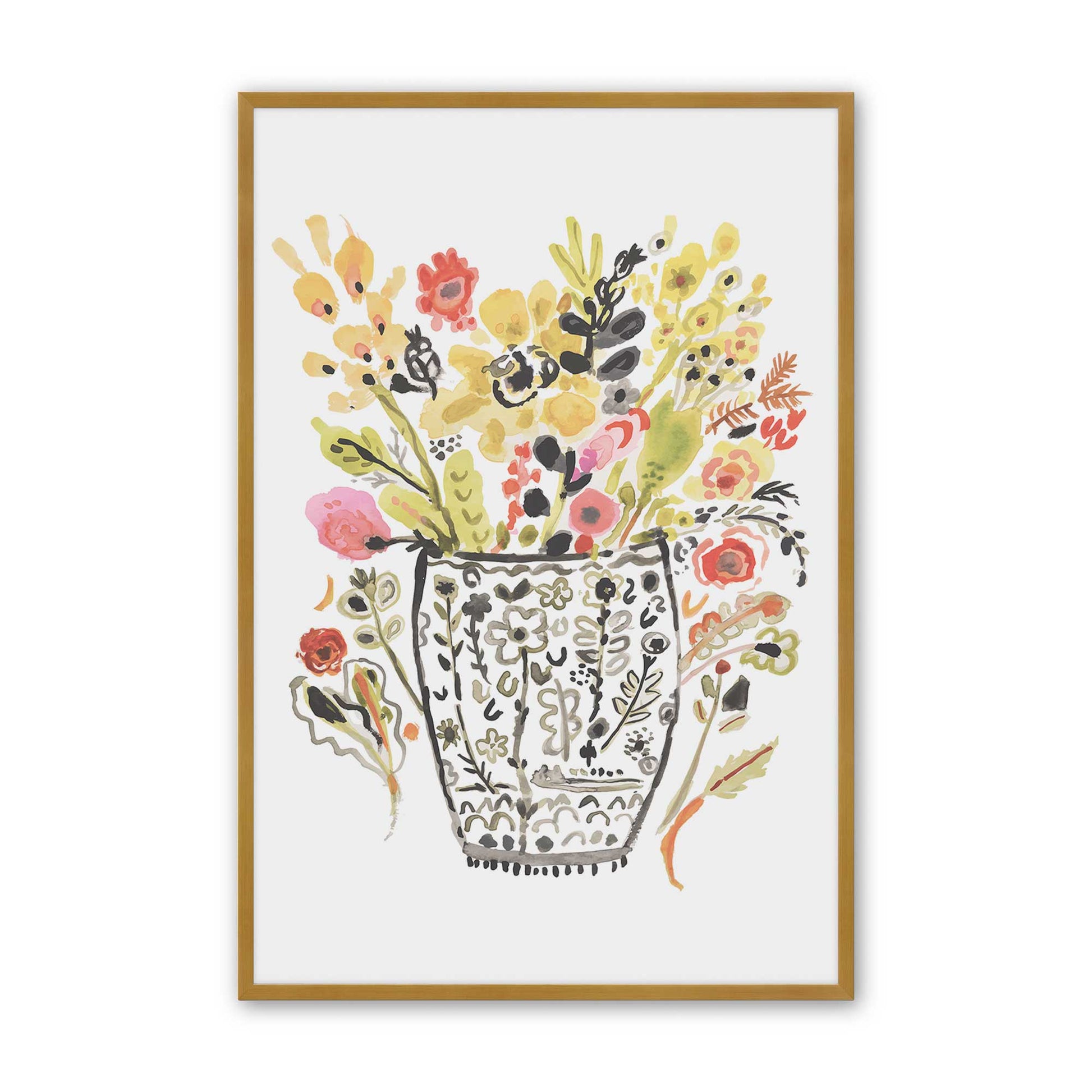 [Color:Polished Gold], Picture of art in a Polished Gold frame