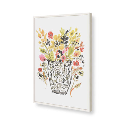 [Color:Opaque White], Picture of art in a Opaque White frame of the corner