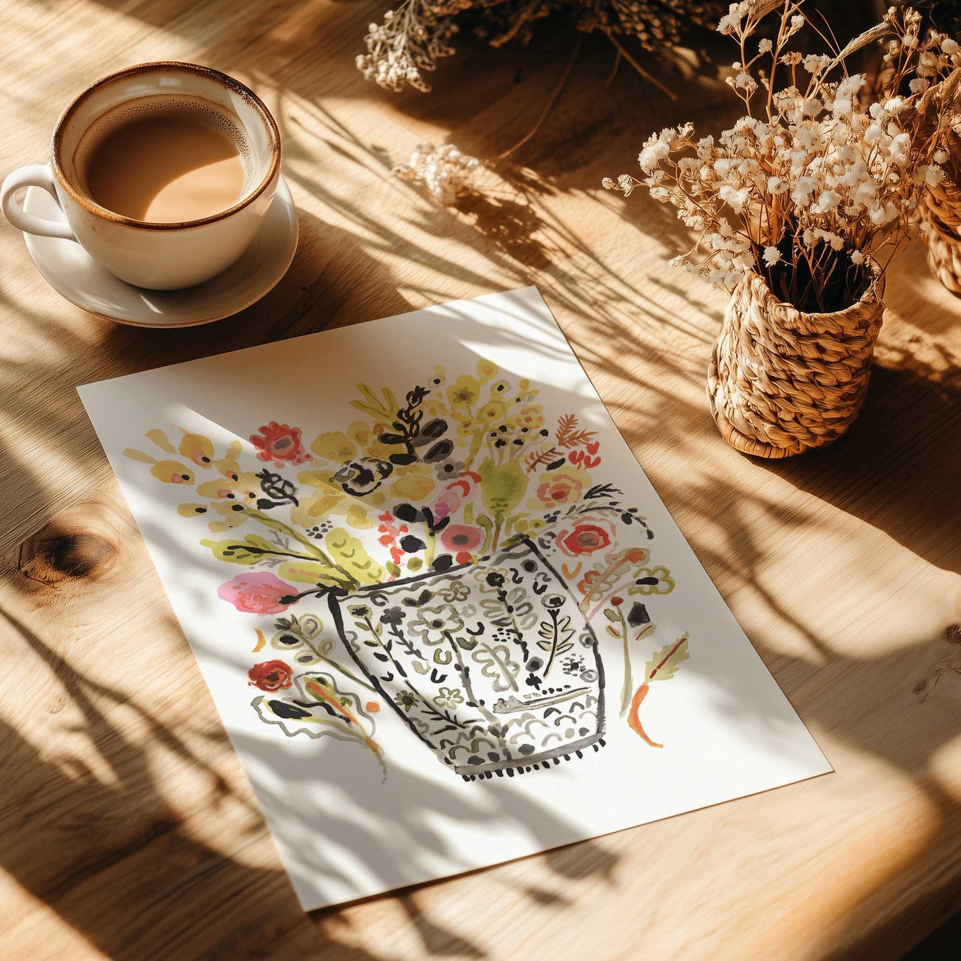 [Color:Rolled Print], Picture of close up of art