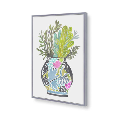 [Color:Polished Chrome], Picture of art in a Polished Chrome frame of the corner