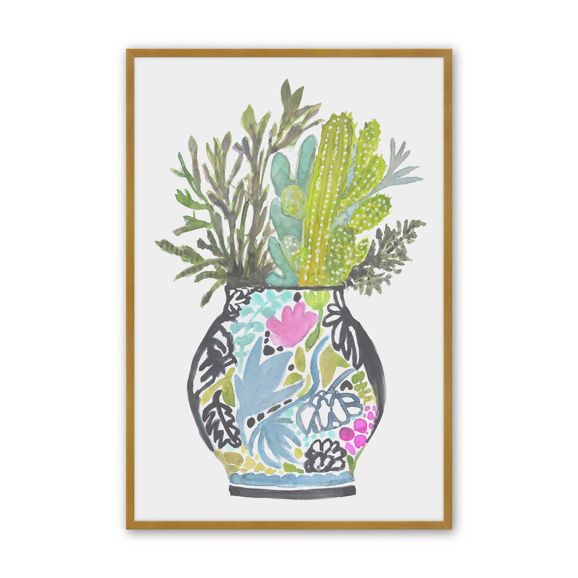 [Color:Polished Gold], Picture of art in a Polished Gold frame