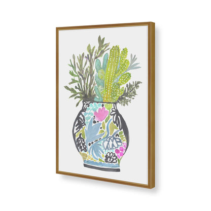 [Color:Polished Gold], Picture of art in a Polished Gold frame of the corner