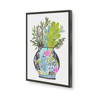 [Color:Satin Black], Picture of art in a Satin Black frame of the corner