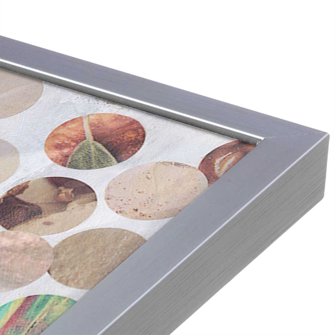 [Color:Polished Chrome], Picture of art in a Polished Chrome frame at an angle