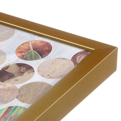 [Color:Polished Gold], Picture of art in a Polished Gold frame at an angle