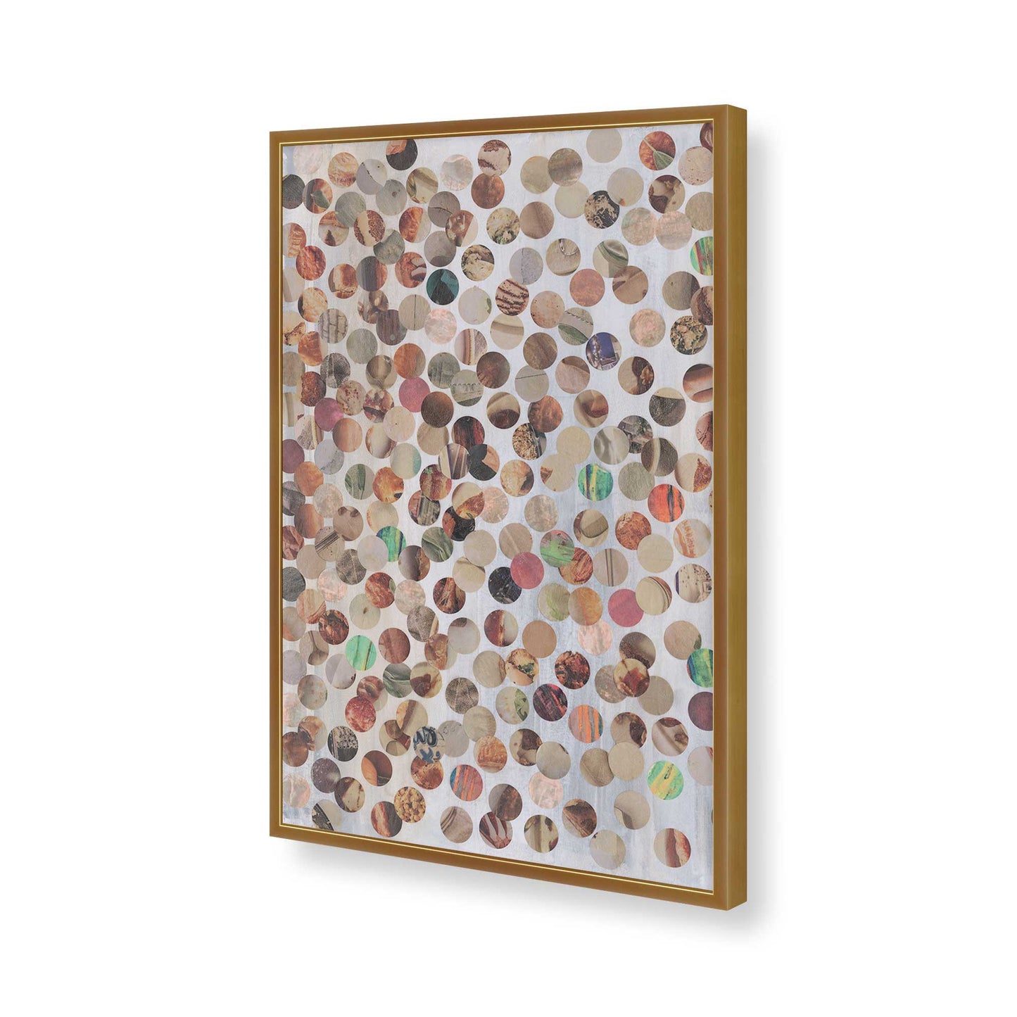 [Color:Polished Gold], Picture of art in a Polished Gold frame of the corner