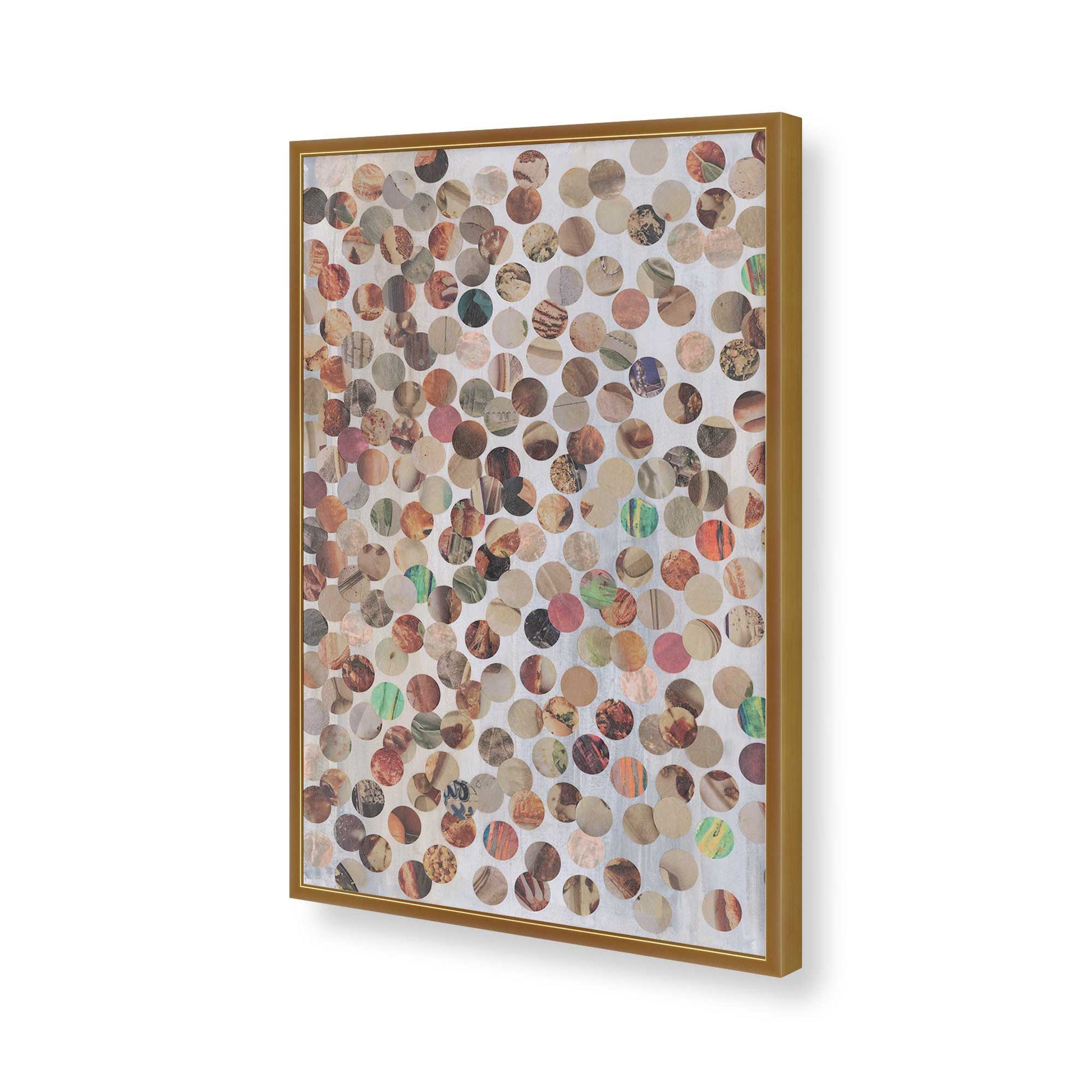 [Color:Polished Gold], Picture of art in a Polished Gold frame of the corner