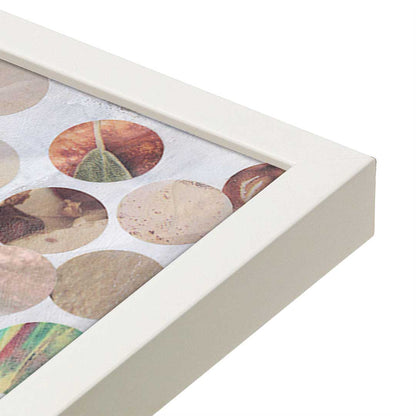 [Color:Opaque White], Picture of art in a Opaque White frame at an angle