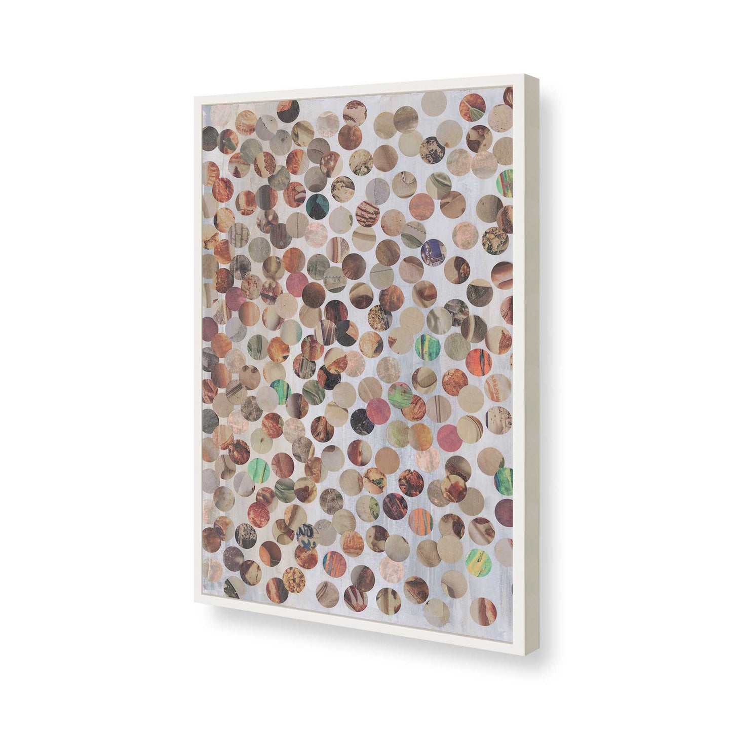 [Color:Opaque White], Picture of art in a Opaque White frame of the corner