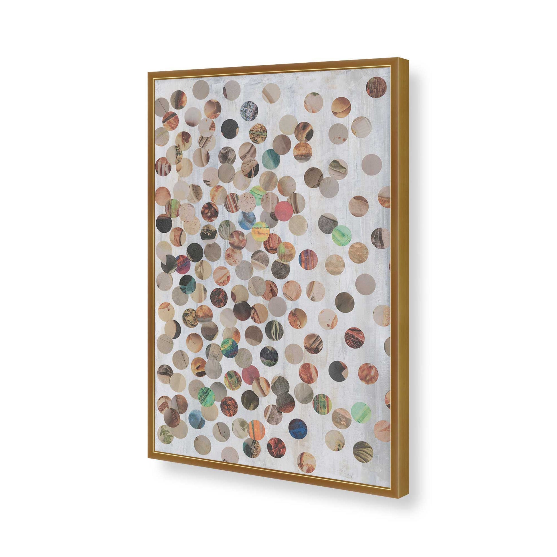 [Color:Polished Gold], Picture of art in a Polished Gold frame of the corner