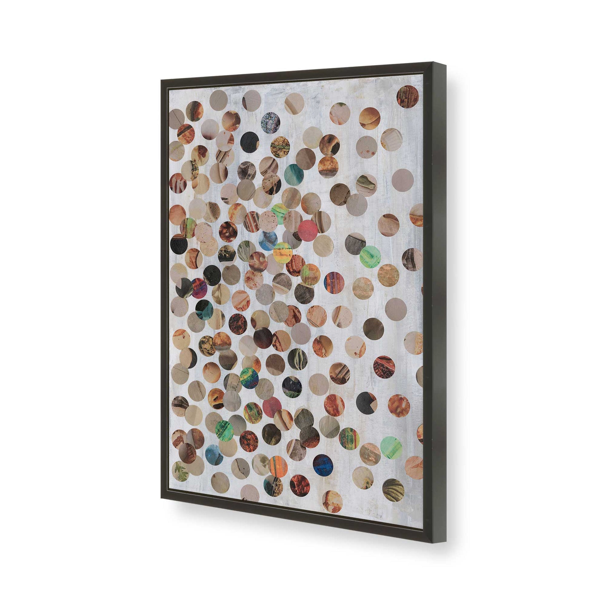 [Color:Satin Black], Picture of art in a Satin Black frame of the corner