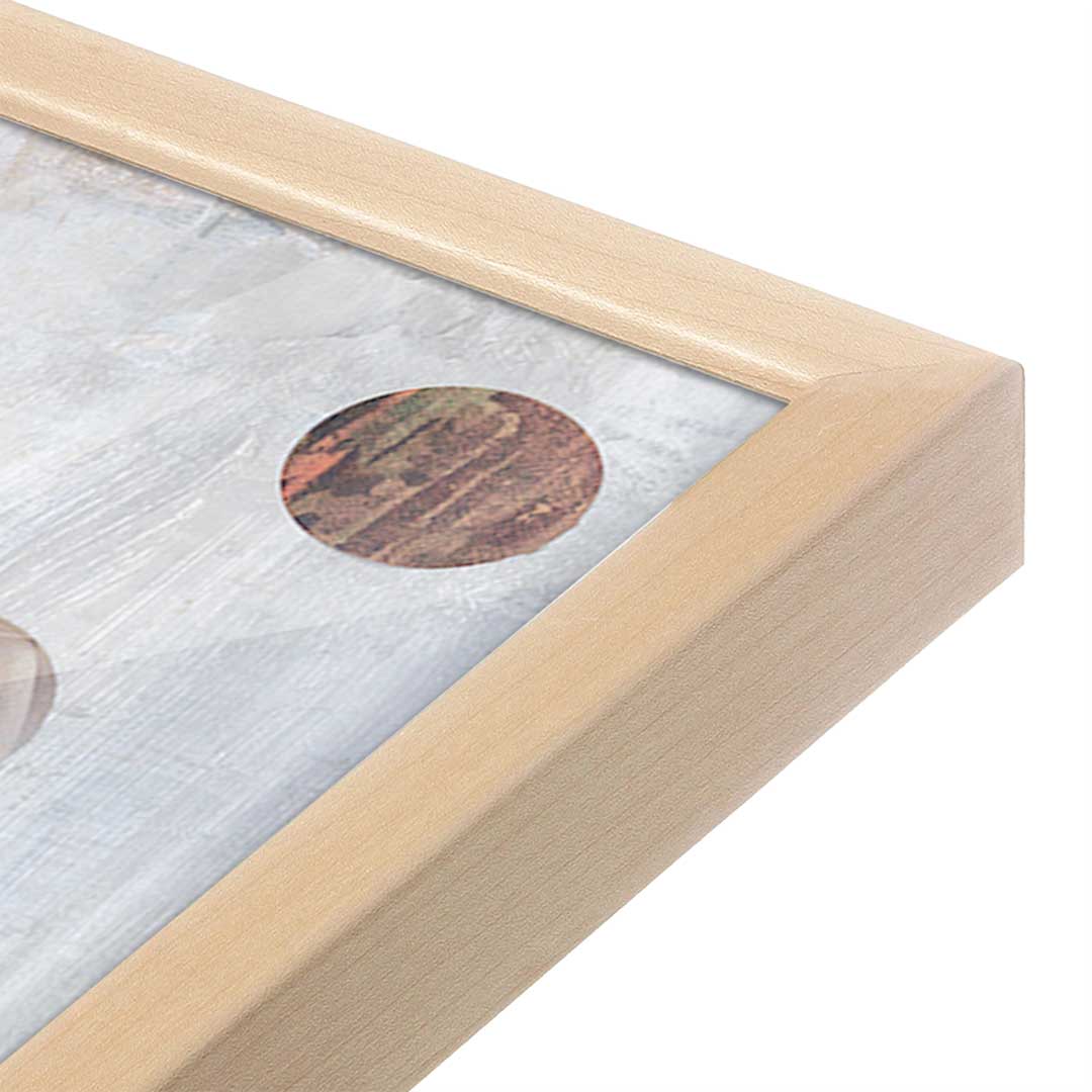 [Color:Raw Maple], Picture of art in a Raw Maple frame at an angle