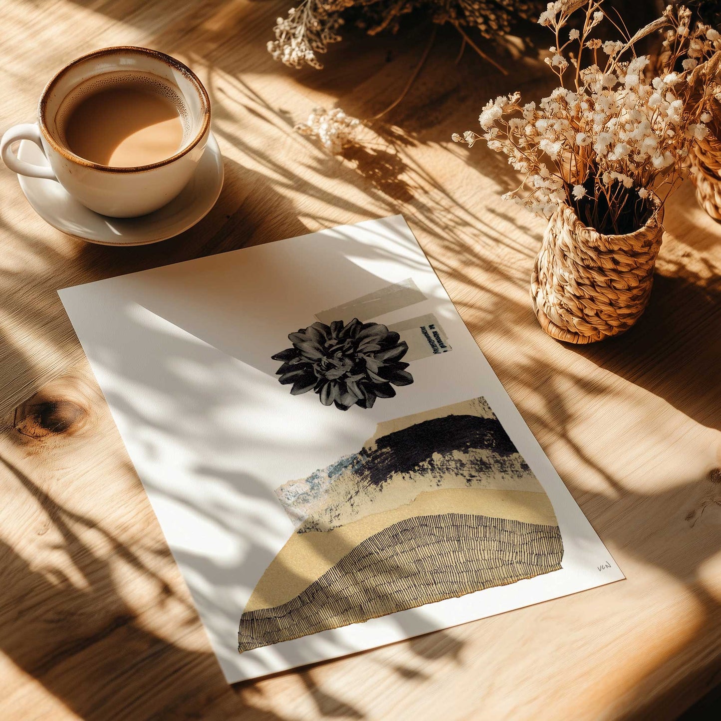[Color:Rolled Print], Picture of close up of art