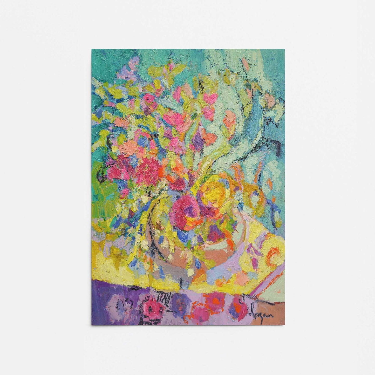 [Color:Rolled Print], Picture of close up of art