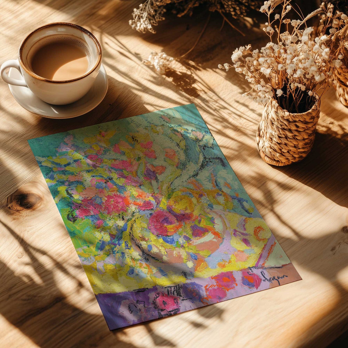 [Color:Rolled Print], Picture of close up of art