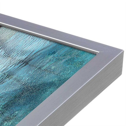 [Color:Polished Chrome], Picture of art in a Polished Chrome frame at an angle