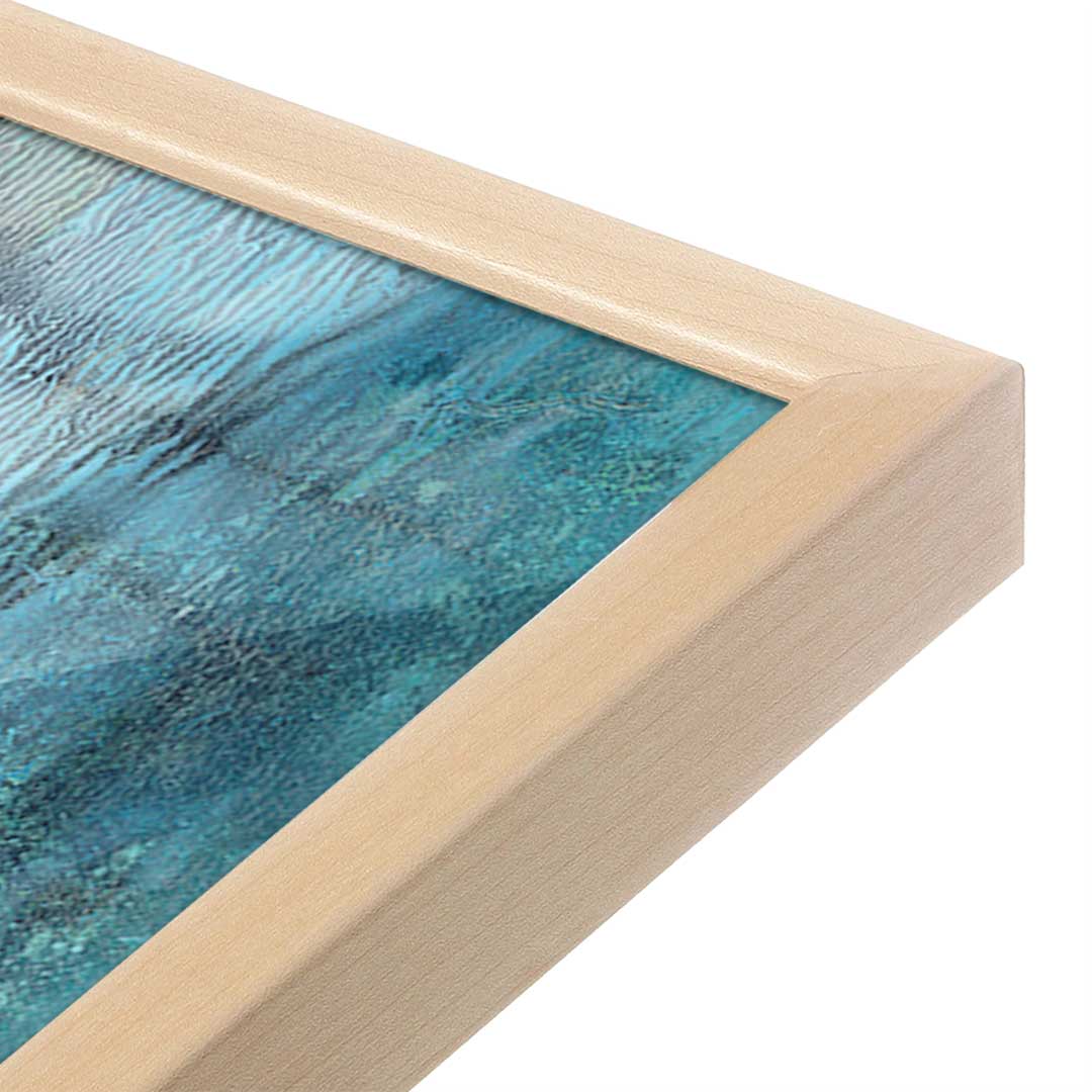 [Color:Raw Maple], Picture of art in a Raw Maple frame at an angle
