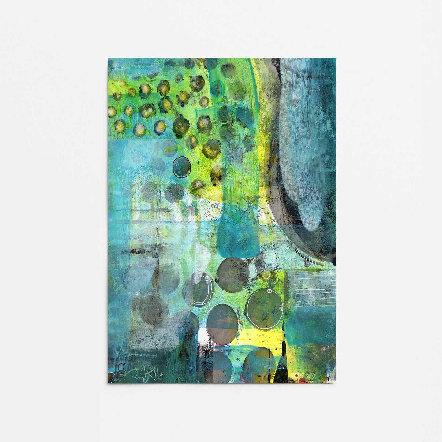 [Color:Rolled Print], Picture of close up of art