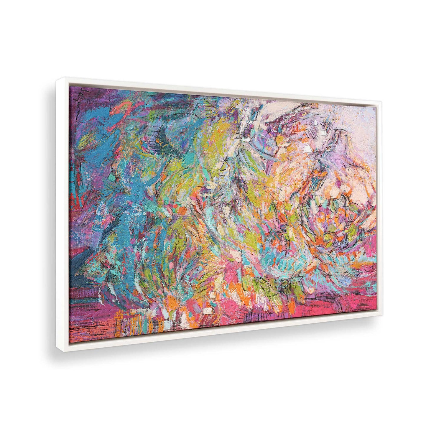 [Color:Opaque White], Picture of the corner of the art
