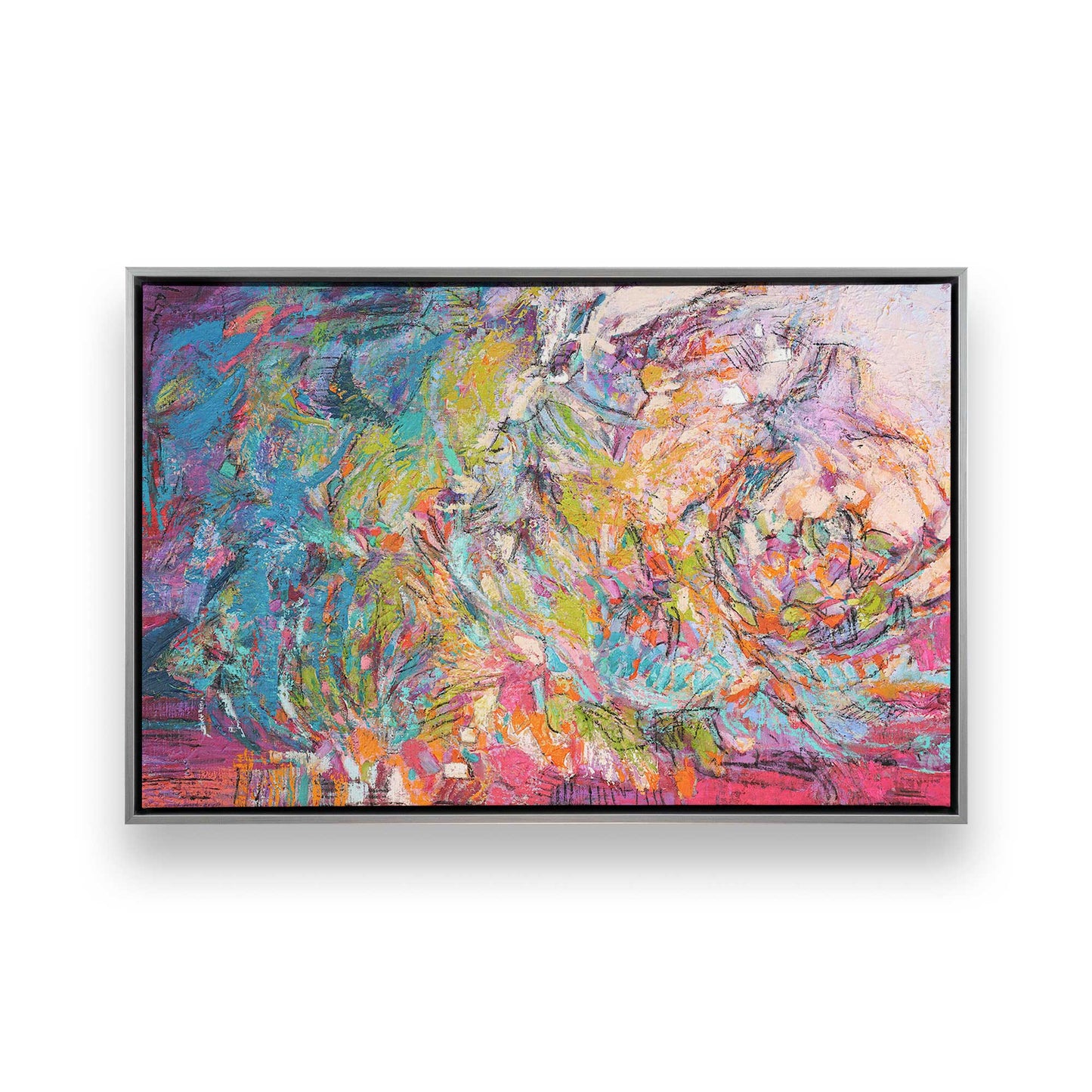 [Color:Polished Chrome], Picture of art in a Polished Chrome frame