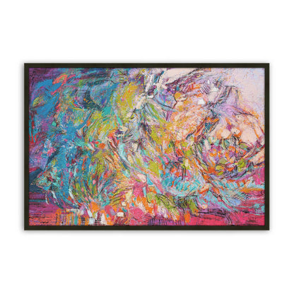 [Color:Satin Black], Picture of art in a Satin Black frame