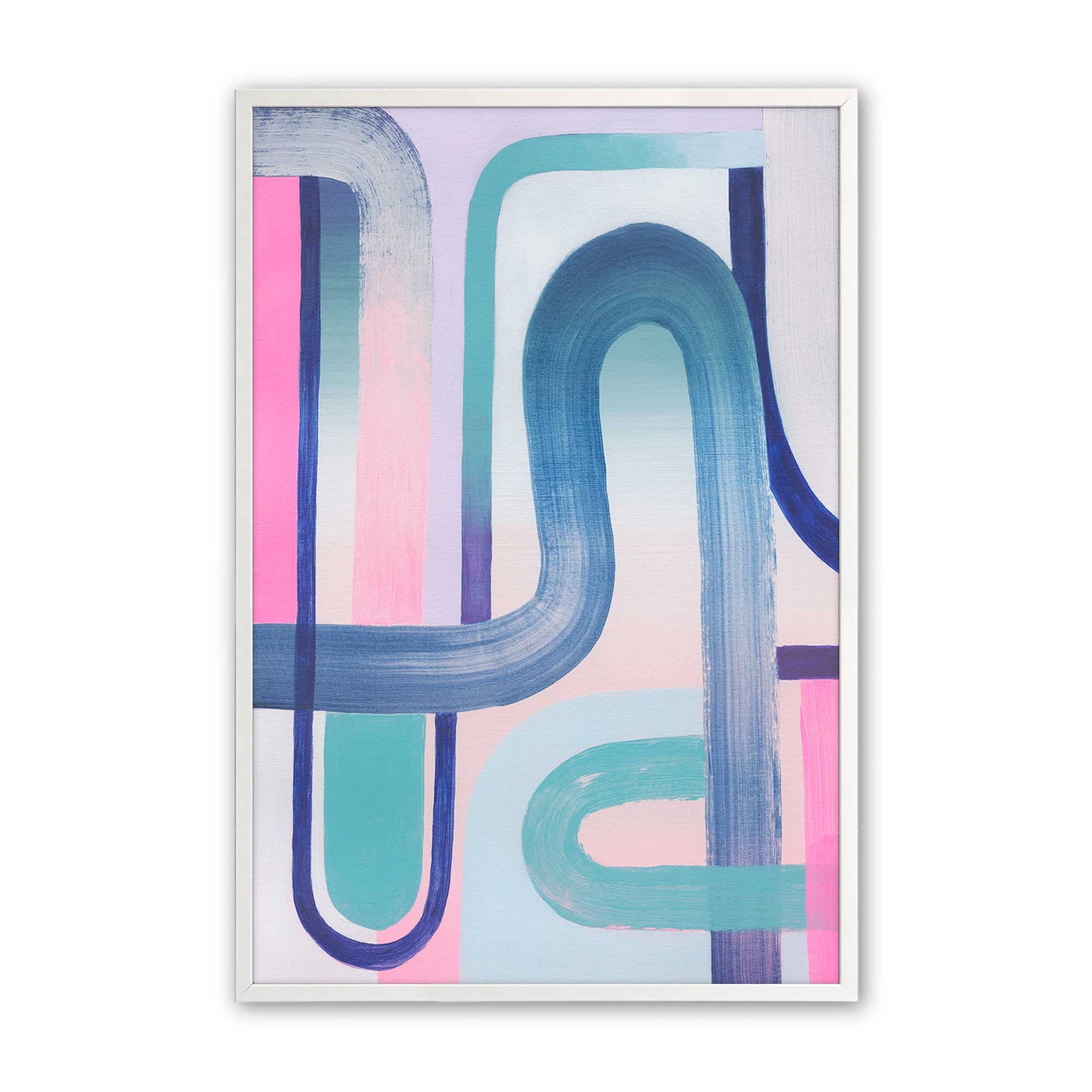 [Color:Opaque White], Picture of art in a Opaque White frame