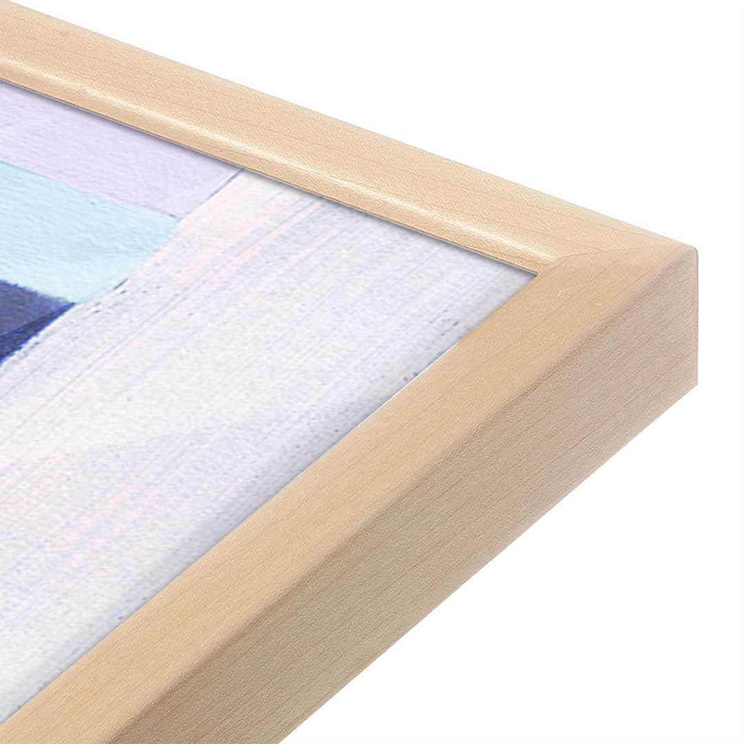 [Color:Raw Maple], Picture of art in a Raw Maple frame at an angle